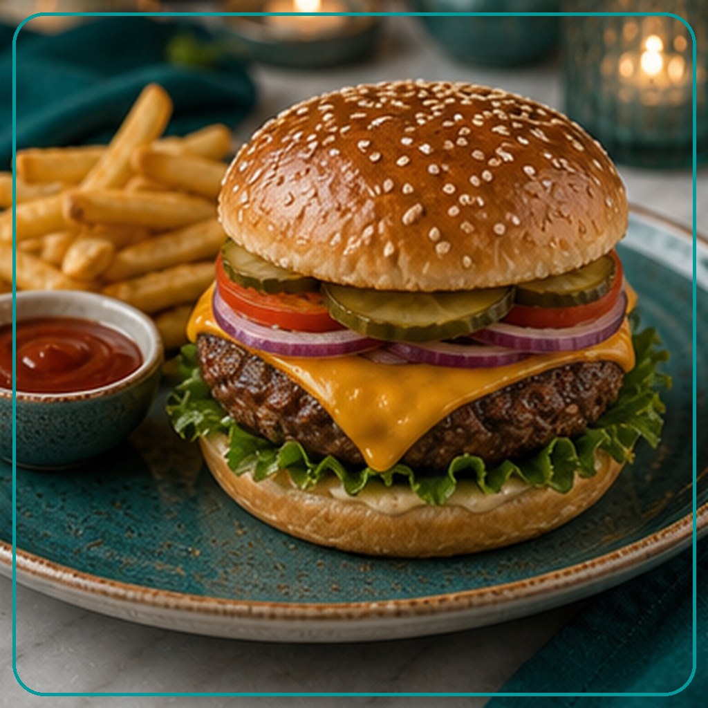 [MENU-055-CLASSIC-BURGER] Classic Burger - كلاسيك برجر
