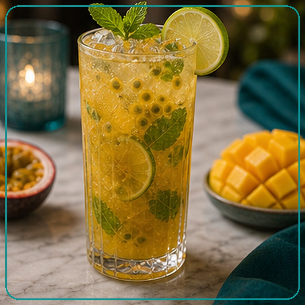 [MENU-121-PASSION-MANGO-MOJITO] موهيتو مانجو باشن - Passion Mango Mojito