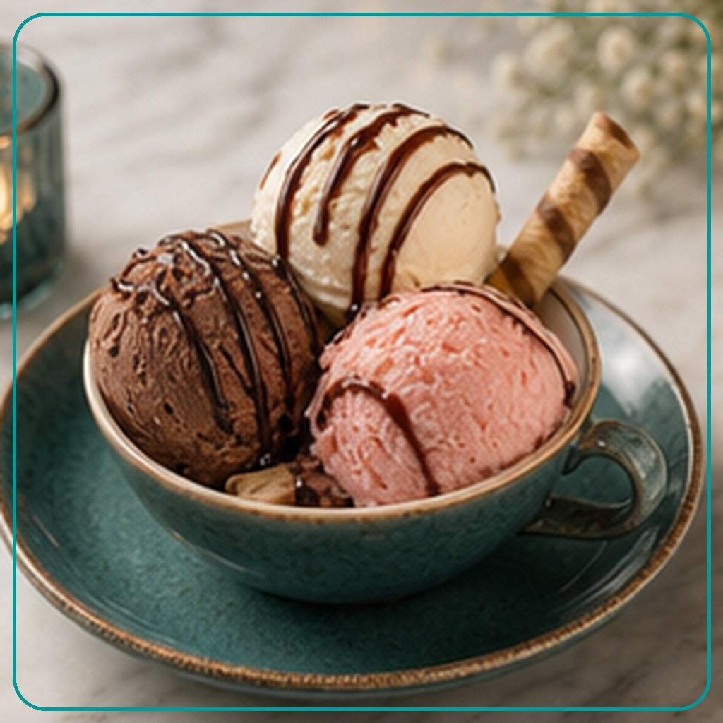[MENU-131-ICE-CREAM-3-SCOOPS] آيس كريم 3 بولة - Ice Cream 3 Scoops