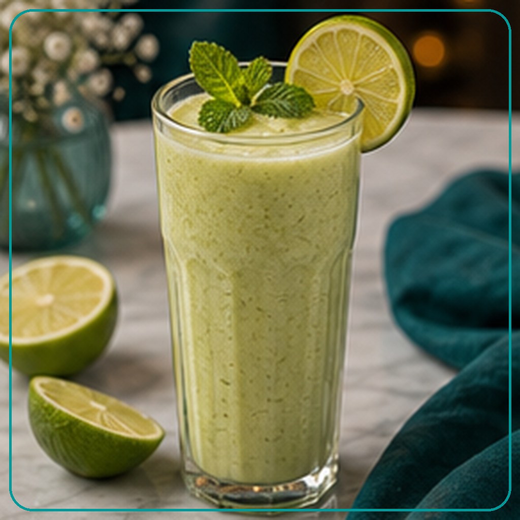 سموذي ليمون نعناع - Smoothie Lemon Mint