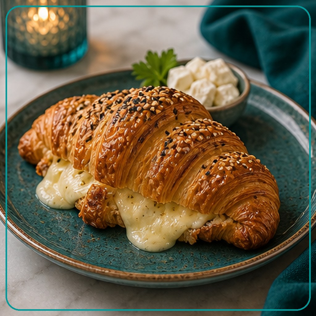 [MENU-168-TURKISH-CHEESE-CROISSANT] كرواسون جبنة تركي - Turkish Cheese Croissant