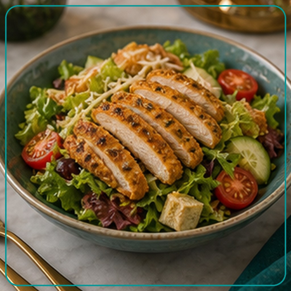 [MENU-013-CRISPY-CHICKEN-SALAD] Crispy Chicken Salad - كريسبي تشيكن سالاد