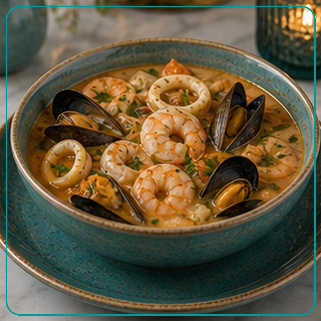 [MENU-019-SEAFOOD-SOUP] شوربة سي فود - Seafood Soup