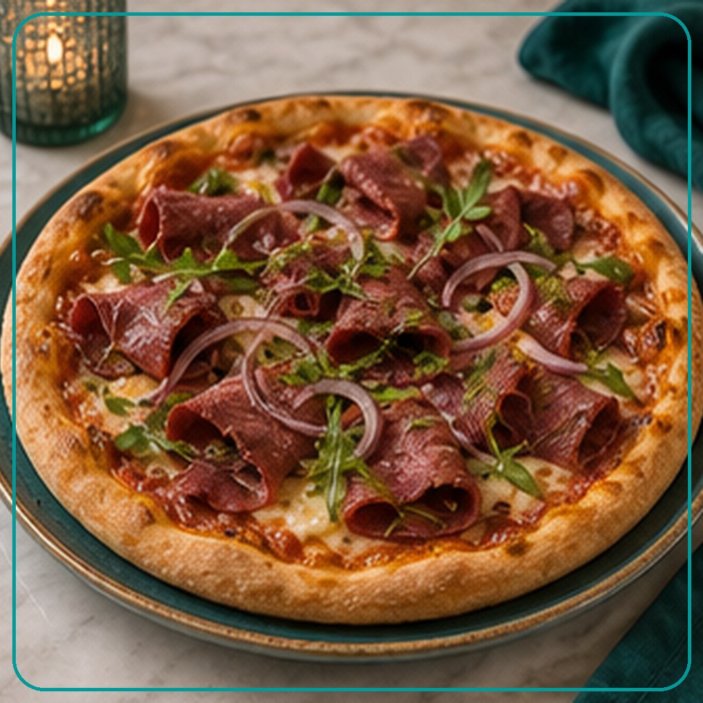 [MENU-033-PASTRAMI-PIZZA] Pastrami Pizza - بيتزا بسطرمة