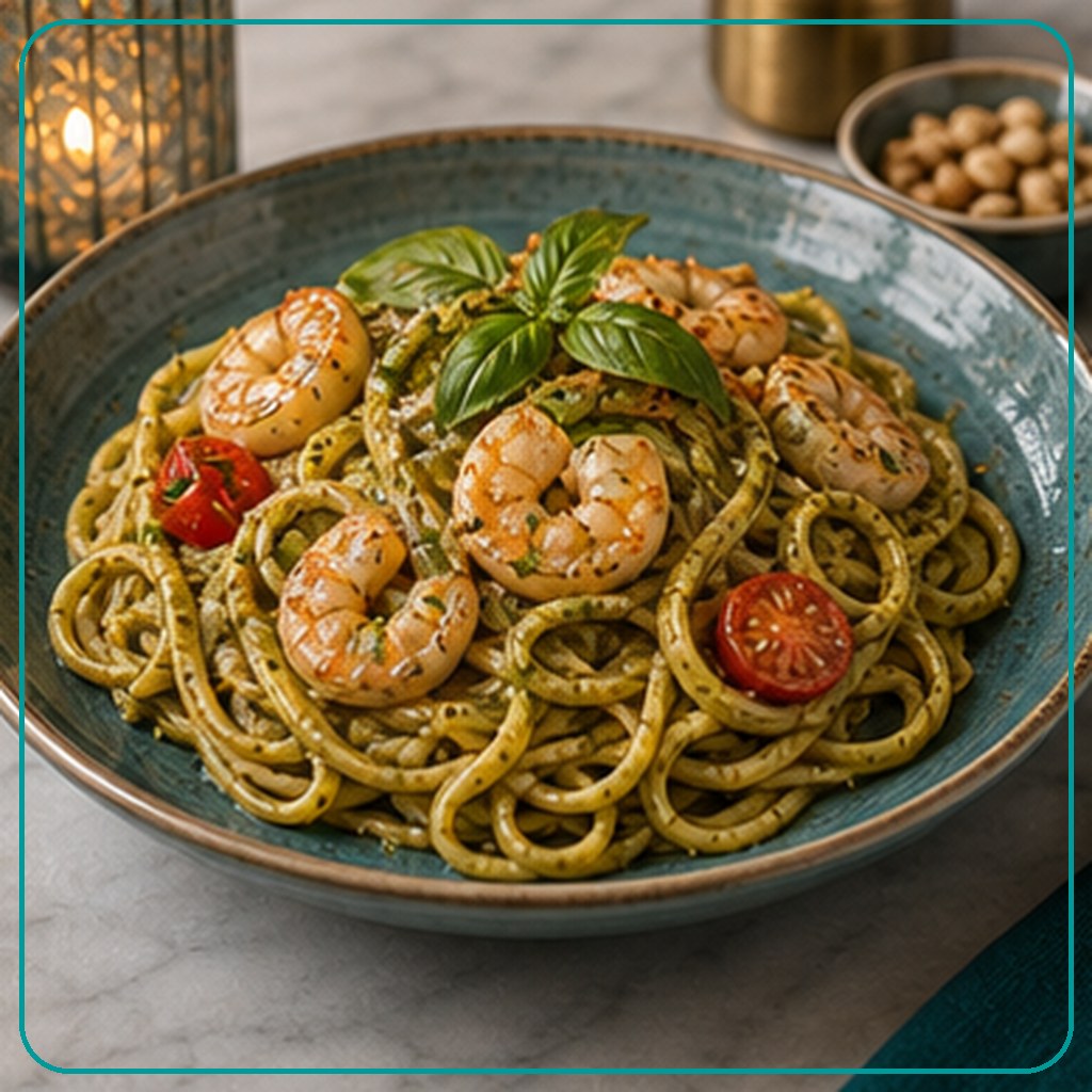 [MENU-044-SHRIMP-PESTO] Shrimp Pesto - جمبري بيستو