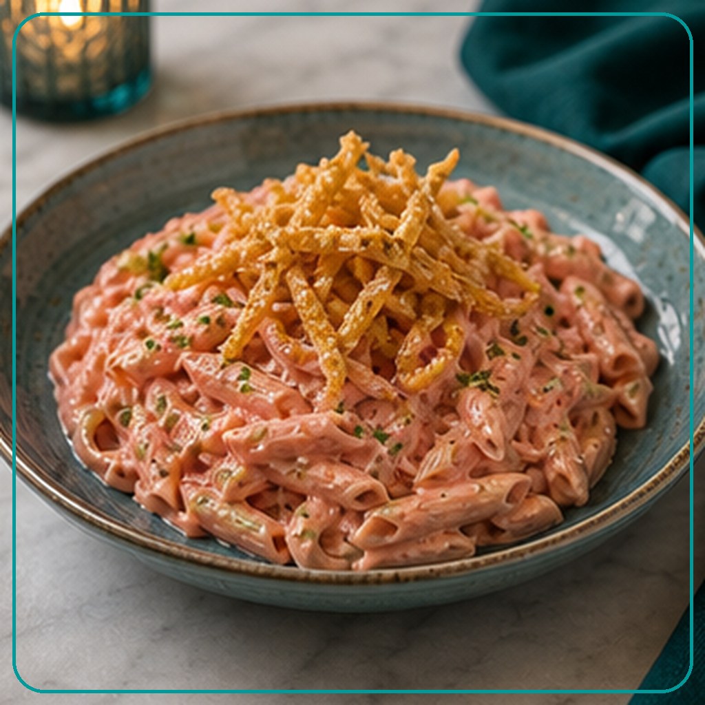 [MENU-048-PINK-CRISPY-PASTA] Pink Crispy Pasta - بينك كريسبي باستا