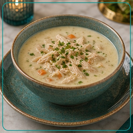 شوربة كريمي تشيكن
